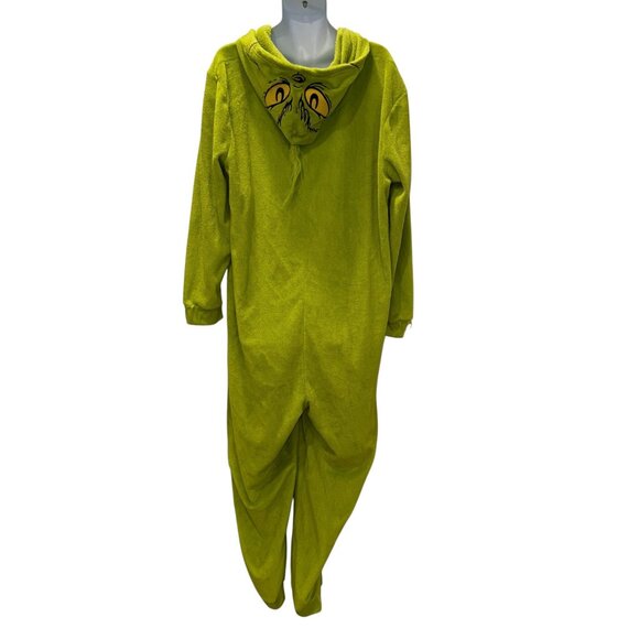 Dr Seuss The Grinch Unionsuit Pajamas PJs Mens L XL Halloween Christmas Costume - Picture 6 of 10